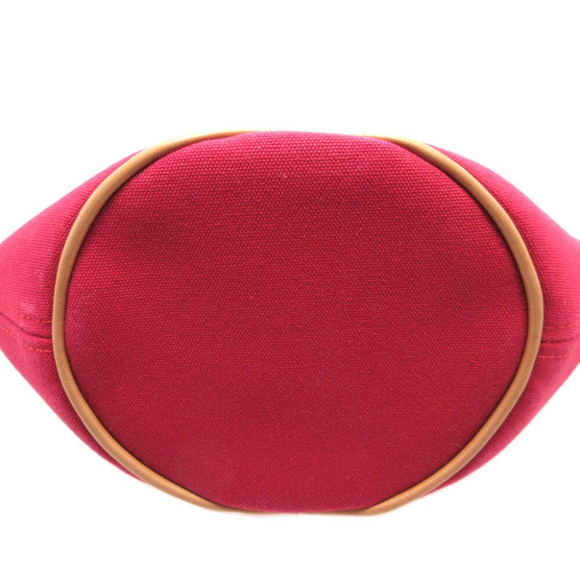 Hermes Palmire Canvas Rouge Vif Prune Pouch 0179HERMES 6B0179EII5 - Picture 3 of 7